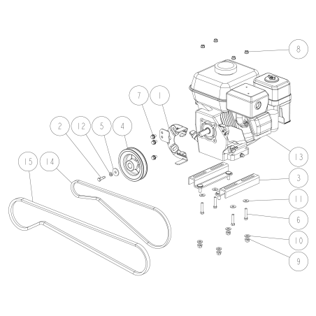 Polea de motor ORIGINAL OREC O0256-40300 | NewgardenParts.com