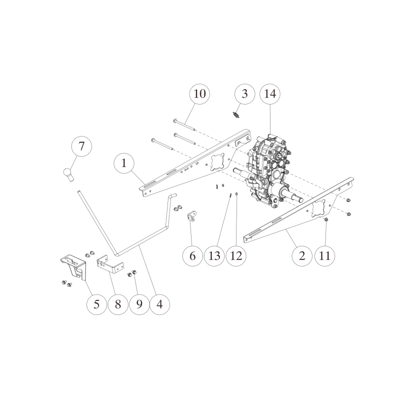 Main Frame (R) CMP (Green) O80-1614-302-2G ORIGINAL OREC