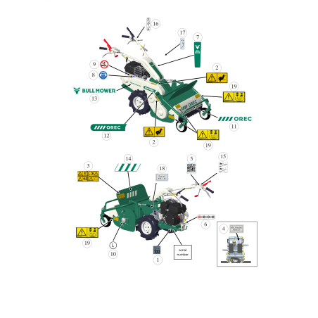 PEGATINA ORIGINAL PARA PALANCA DE CAMBIOS OREC O0256-72500 | NewgardenParts.com