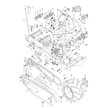 Mini Hexagonal Bolt M10*40 O89-1211-100402 ORIGINAL OREC | NewgardenParts.com
