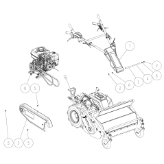 Copertura cinghia esterna CMP O0304-62100 ORIGINALE OREC | NewgardenParts.com