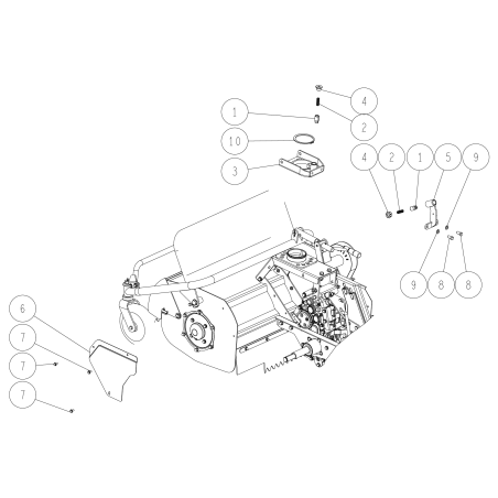 CMP O0302-10100 ORIGINAL OREC Handle Up/Down Stop Arm | NewgardenParts.com
