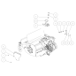 CMP O0302-10100 Poignée ORIGINALE OREC Bras de butée haut/bas
