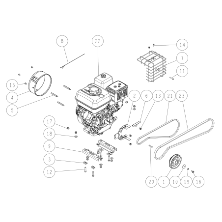 Recoil Cover CMP (GX270) O0304-61400 ORIGINAL OREC | NewgardenParts.com