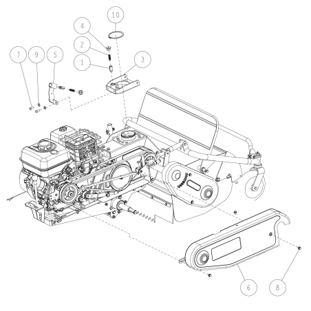 CMP Outer Belt Cover (White) O0304-62101 ORIGINAL OREC | NewgardenParts.com