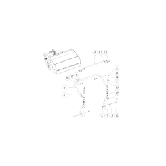 CADRE DE SUPPORT DE ROUE AVANT (VERT) O0211-6040G ORIGINAL OREC