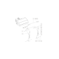 CADRE DE SUPPORT DE ROUE AVANT (VERT) O0211-6040G ORIGINAL OREC