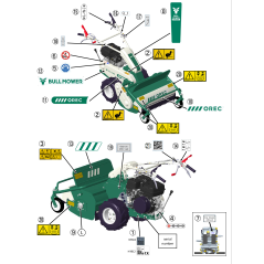 Etichetta, Interruttore (ON-OFF) O0334-76510 ORIGINALE OREC