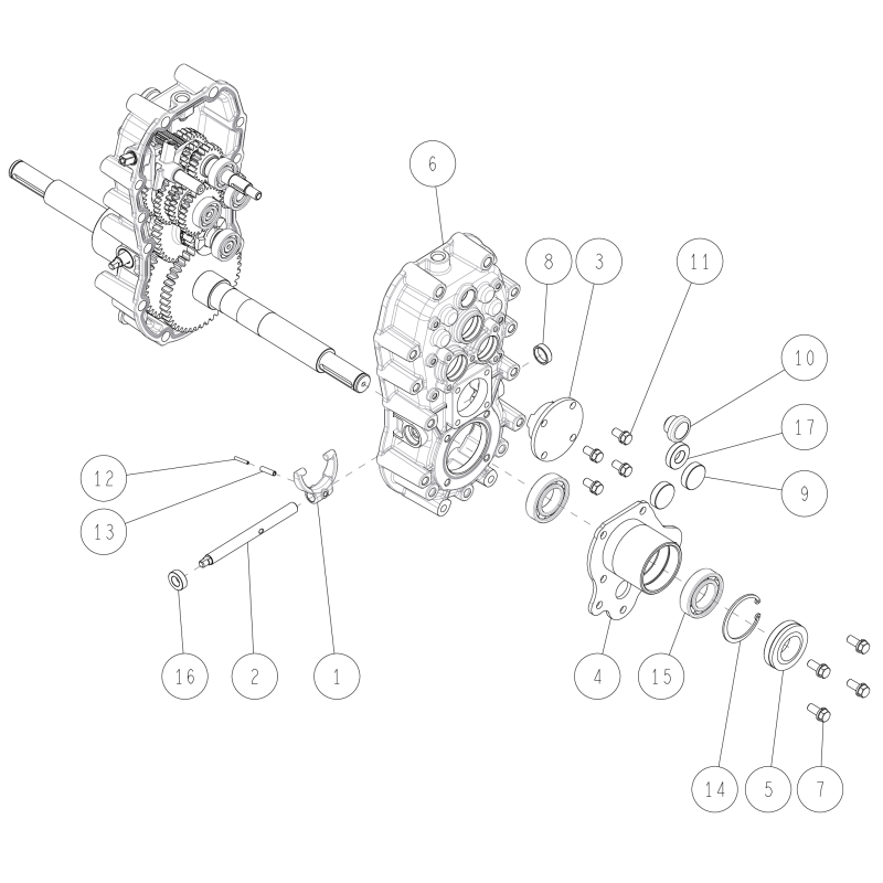 Welle BB Gehäuse (R) (HR672) O0285-00400 ORIGINAL OREC
