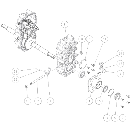 Welle BB Gehäuse (R) (HR672) O0285-00400 ORIGINAL OREC | NewgardenParts.com