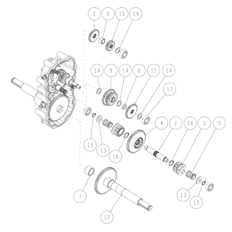 Axle CMP (HR672) O0285-00100 ORIGINALE OREC | NewgardenParts.com