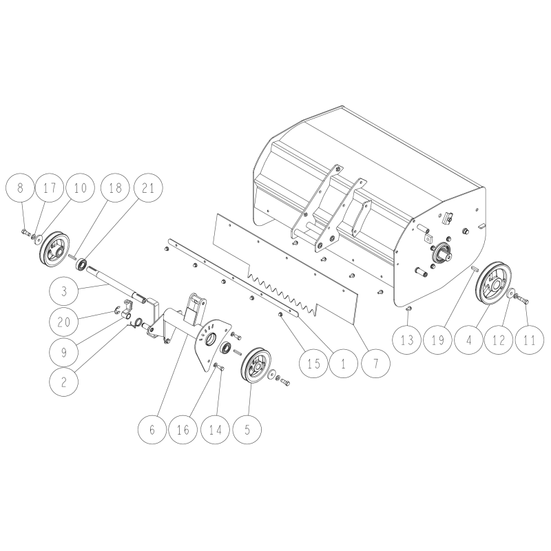 Stützschaft O0204-40110 ORIGINAL OREC