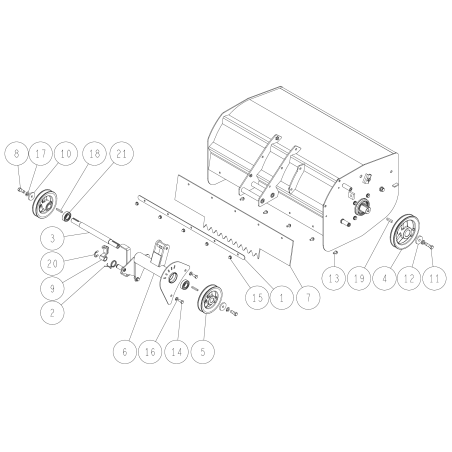 Arbre de support O0204-40110 ORIGINAL OREC | NewgardenParts.com