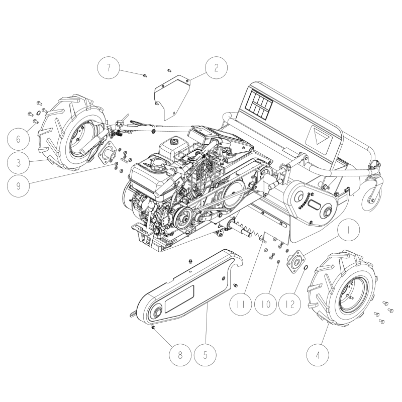 Äußere Riemenabdeckung gebohrt * O0302-60100 ORIGINAL OREC