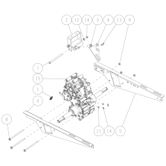 Telaio principale (R) CMP (HRC:GX340) O0304-20200 ORIGINALE OREC
