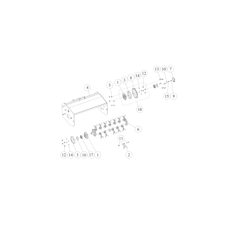 Rotary Cover CMP (Green) O0204-6011G ORIGINAL OREC | NewgardenParts.com
