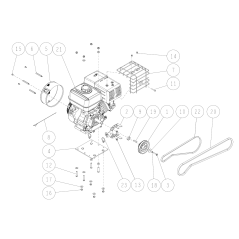 ORIGINAL OREC CPL O0302-2110G ENGINE BASE