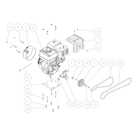 BASE MOTORE CPL O0302-2110G ORIGINALE OREC | NewgardenParts.com