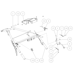 Up/Down Handle, Right/Left Cable (New) O0225-73600 ORIGINAL OREC