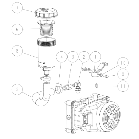 Öltank HST CMP N/A ORIGINAL OREC | NewgardenParts.com