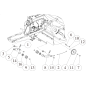 Braccio di tensione di guida (bianco) O0225-40301 ORIGINALE OREC
