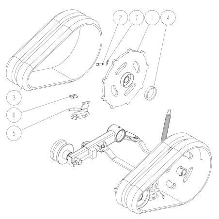 Axe de roue 10*50 O0282-31310 ORIGINAL OREC | NewgardenParts.com