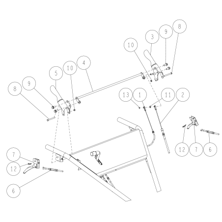 Clutch Lever Guide (L) O0320-11200 ORIGINAL OREC | NewgardenParts.com