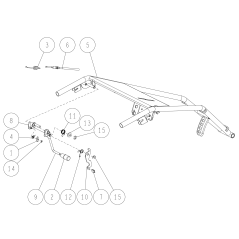 Blade clutch cable (HRH801/H) O0225-73300 ORIGINAL OREC | NewgardenParts.com