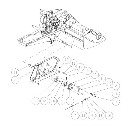 Brake shoe set (W2019) O0225-31300 ORIGINAL OREC | NewgardenParts.com