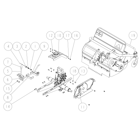 Crawler Fix Bracket O0295-80100 ORIGINAL OREC | NewgardenParts.com