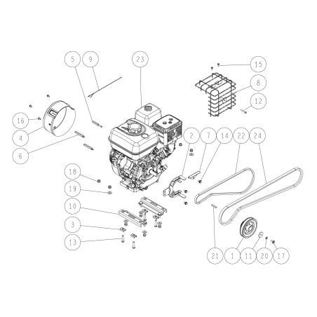 Recoil Cover CMP O0301-60200 ORIGINAL OREC | NewgardenParts.com