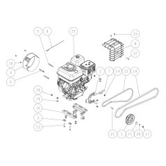 Vis de réglage du couvercle de recul ORIGINAL OREC O0301-60600 | NewgardenParts.com