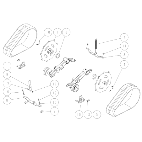 CMP (HRC662) O0295-80200 ORIGINAL OREC Left and Right Link Bar | NewgardenParts.com