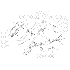 Leva cambio CMP O0334-10300 ORIGINALE OREC | NewgardenParts.com
