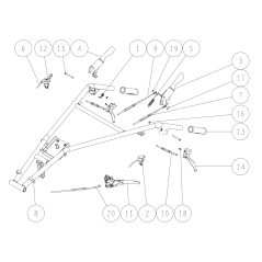 Ensemble de poignées CMP O0334-12900 ORIGINAL OREC