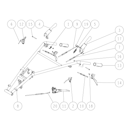 CMP Handle Set O0334-12900 ORIGINAL OREC | NewgardenParts.com