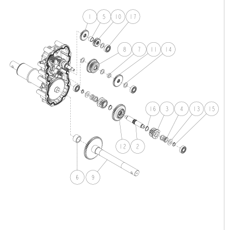 OREC 32T Side Clutch Gear O0334-00100 ORIGINAL | NewgardenParts.com