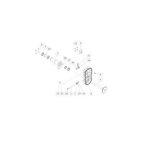 Arbre à étuis BB (L) CMP (Gris métallisé) O0301-0030H ORIGINAL OREC | NewgardenParts.com