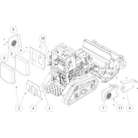CMP Linke Abdeckung (Weiß) O0940-42101 ORIGINAL OREC | NewgardenParts.com