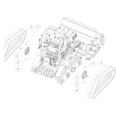 Rubber Crawler 160W*60P*35L O80-1920-401-00 ORIGINAL OREC | NewgardenParts.com