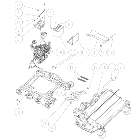 Shock absorber rubber (battery) O80-1482-971-00 ORIGINAL OREC | NewgardenParts.com