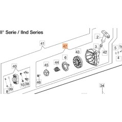 Carter avviamento decespugliatore modelli BC420S BC430S BC430T 61350257A OLEOMAC | NewgardenParts.com