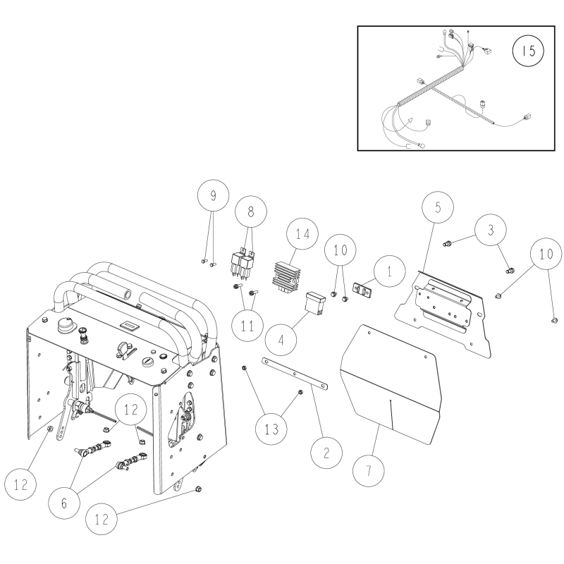 Varilla de cambio ASSY O0939-12400 ORIGINAL OREC