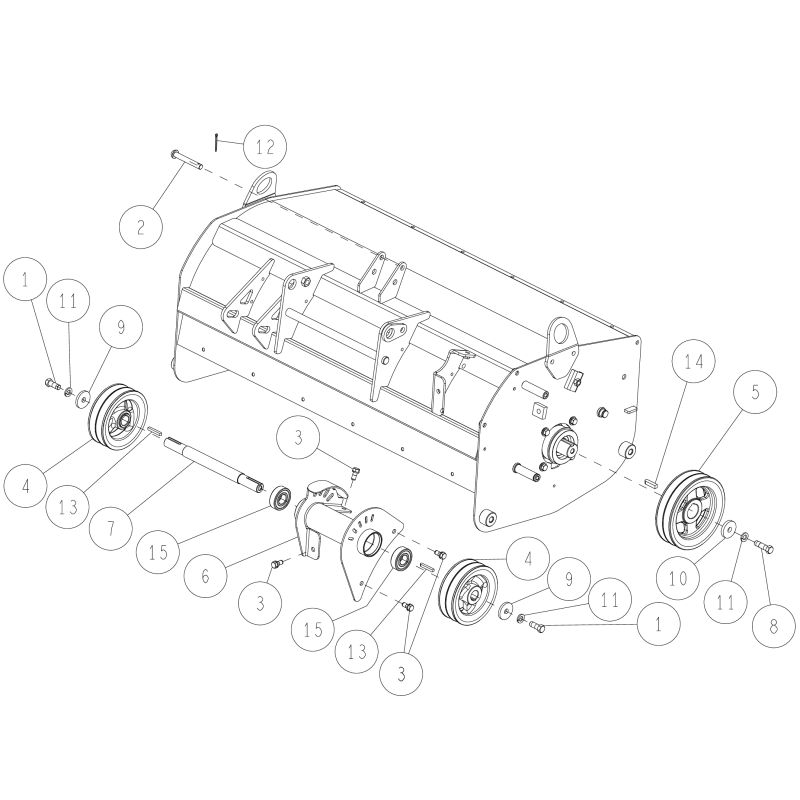 Arbre de support ORIGINAL OREC O0940-50400