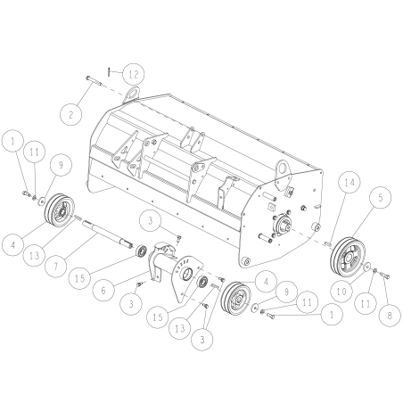 Arbre de support ORIGINAL OREC O0940-50400 | NewgardenParts.com