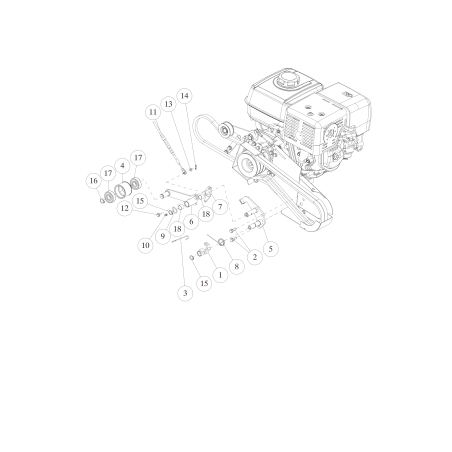 Brazo de tensión CMP (blanco) O0940-41501 ORIGINAL OREC | NewgardenParts.com