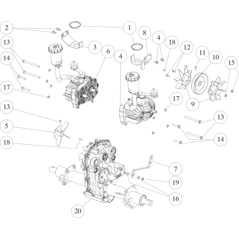 HST Fan CMP (White) O0939-07401 ORIGINALE OREC