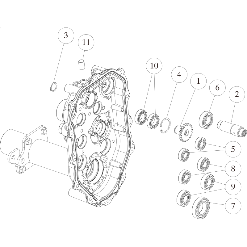 A Axle CMP O0939-00400 ORIGINAL OREC