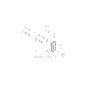 Tretlagerwelle (L) (Metallicgrau) O0302-0030H ORIGINAL OREC