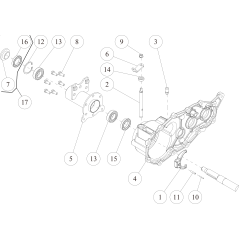 ORIGINAL OREC Differential-Sperrgabelwelle O0207-01800